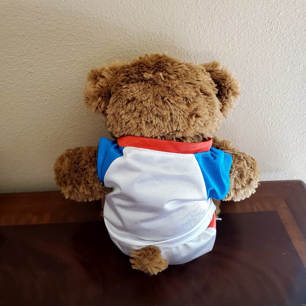 Bearemy Brown Bear Stuffed Animal Plush Toy Build a Bear Athlete Outfit - Picture 4 of 6
